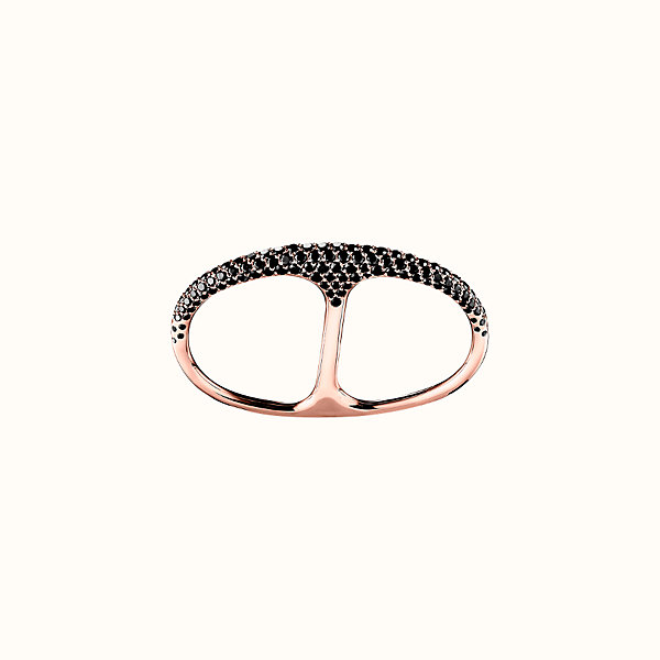 Chaine d'Ancre Punk double ring
